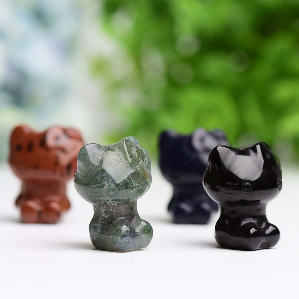 1.2" Hello Kitty Crystal Carving