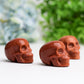 2.0" Golden Sandstone Skull Crystal Carving