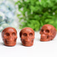 2.0" Golden Sandstone Skull Crystal Carving