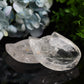2.0"-3.5" Clear Quartz Cat Head Bowl Crystal Carving Bulk Wholesale