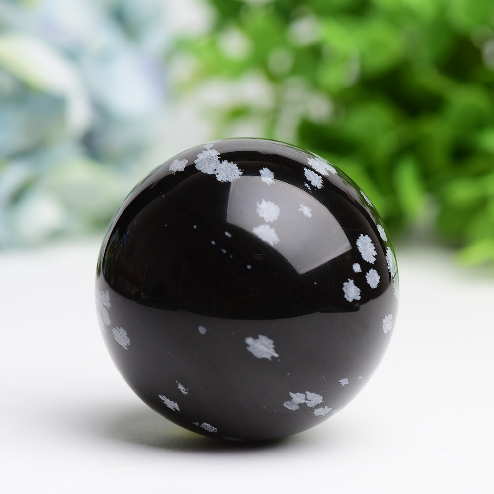 Snowflake Jasper Crystal Sphere
