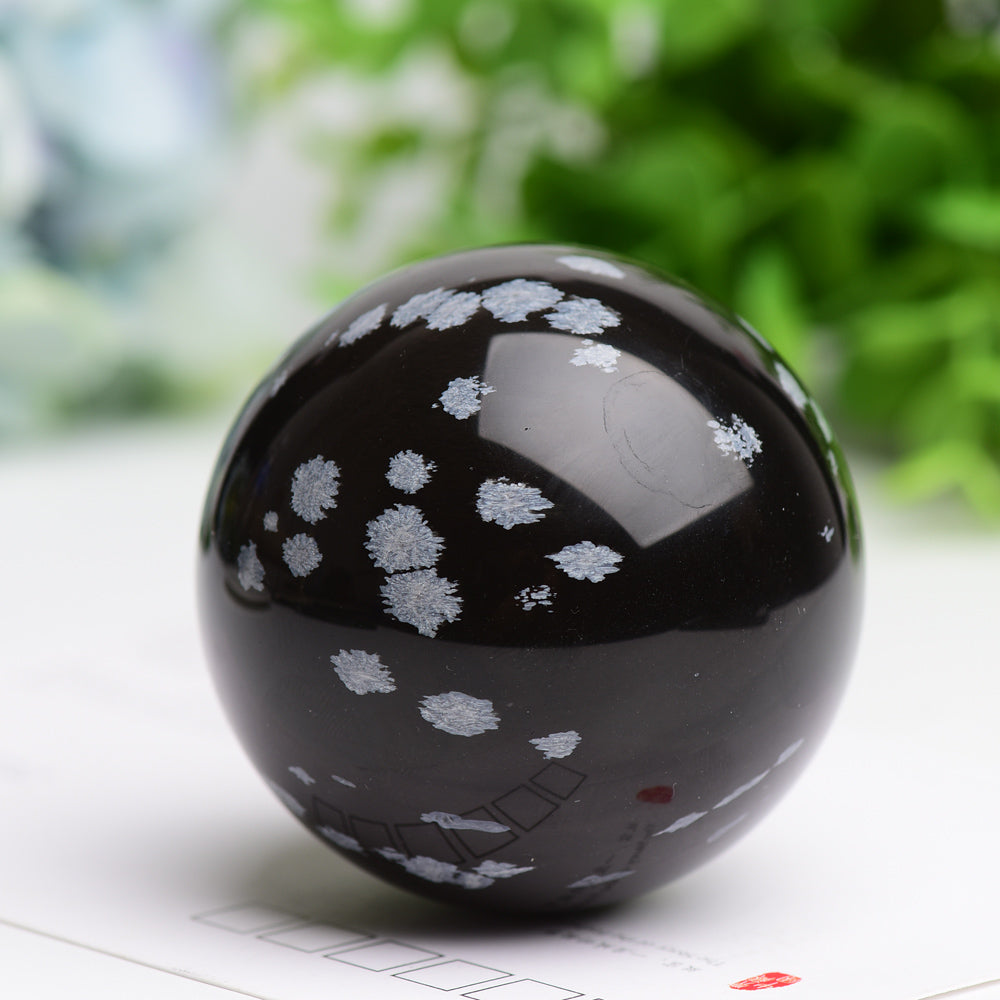 Snowflake Jasper Crystal Sphere