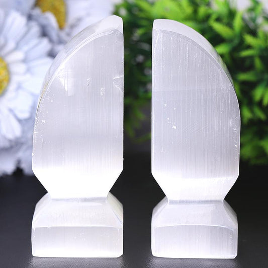 4" Selenite Obelisk Crystal Point for Meditation