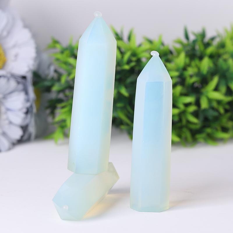 Wholesale Gemstone Tower High Quality Opalite Crystal Point Obelisk Tower Crystal wholesale suppliers