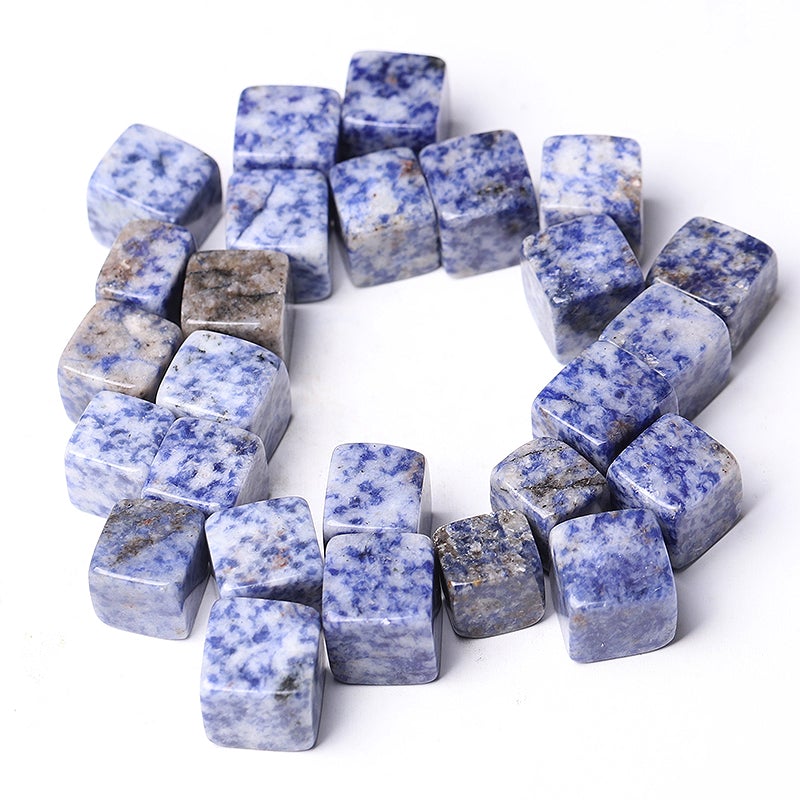 0.1kg Blue Spots Crystal Cubes Crystal wholesale suppliers