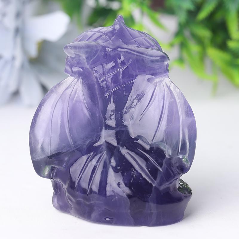 2.5" Fluorite Toothless Crystal Carvings Crystal wholesale suppliers