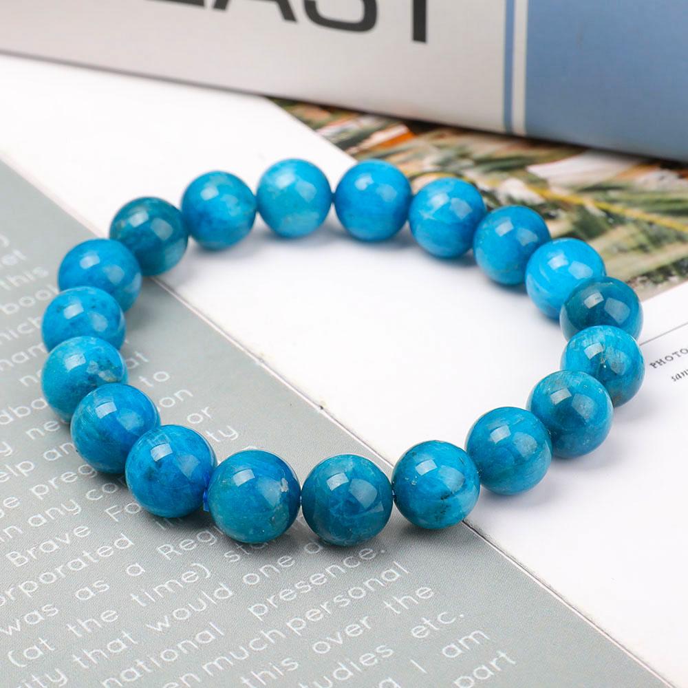 10.5mm Blue Apatite Bracelet Crystal wholesale suppliers