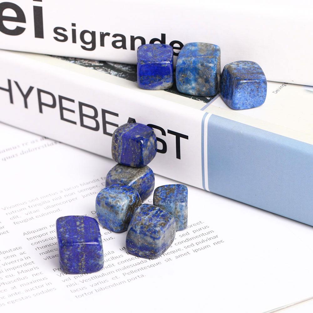 0.1kg Natural Polished Stones Blue Lapis Lazuli Crystal Cubes Crystal wholesale suppliers