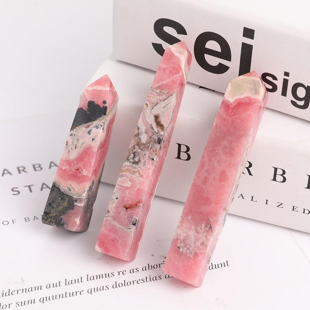 Set of 3 Rhodochrosite Points Crystal wholesale suppliers