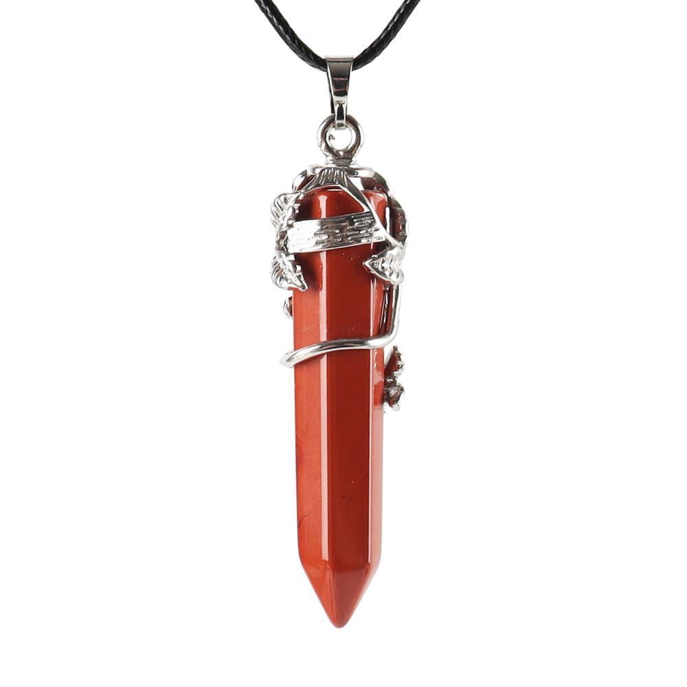 Red Jasper Point Pendant Crystal wholesale suppliers