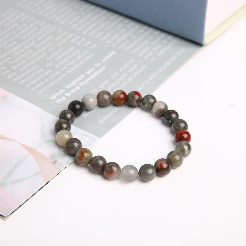 8mm Blood Stone Crystal Bracelet Crystal wholesale suppliers