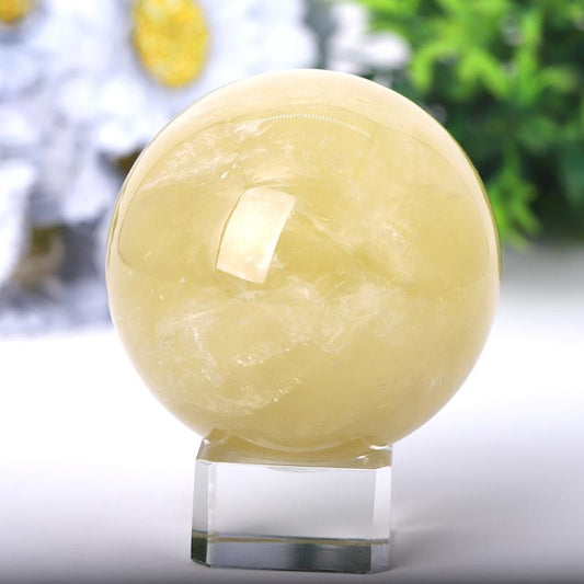 2.0"-4.5" Citrine Sphere Crystal wholesale suppliers