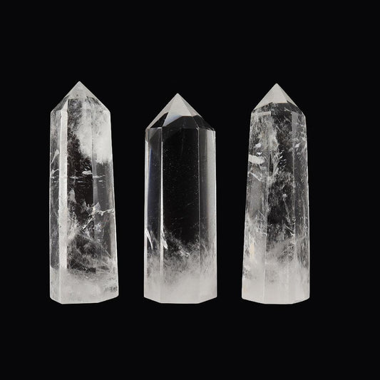 Clear Quartz Points Set of 3 Crystal wholesale suppliers