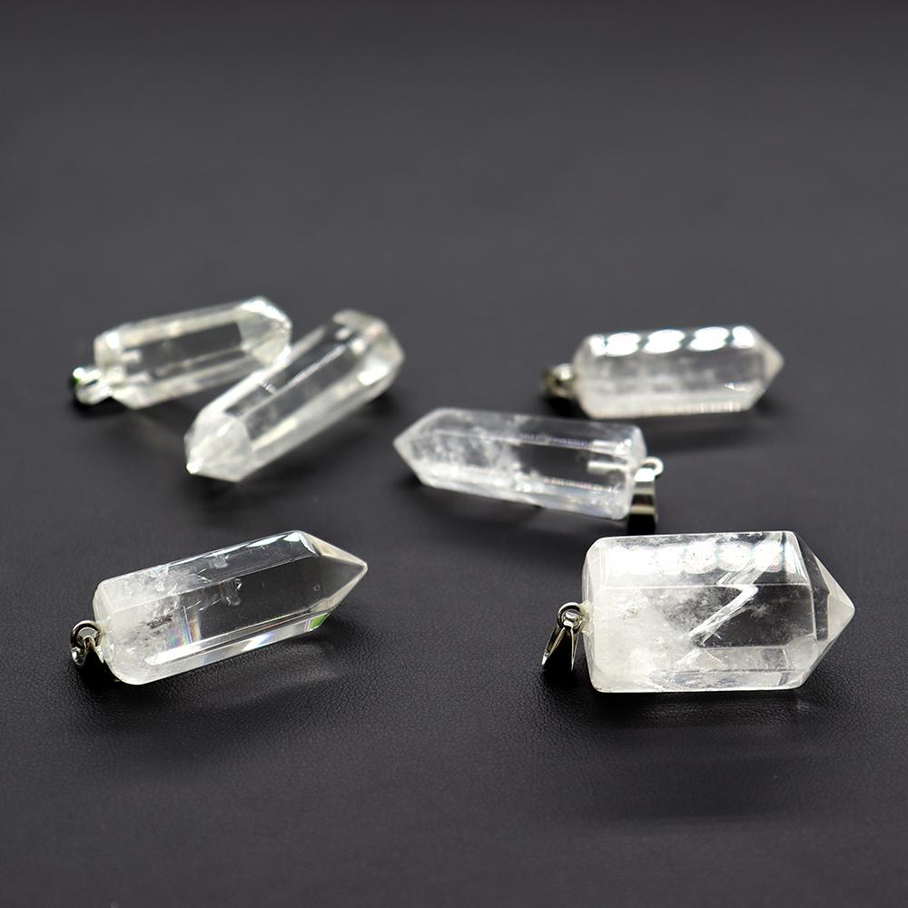 Clear Meaningful Quartz Mini Crystal Healing Pendant Point Crystal wholesale suppliers