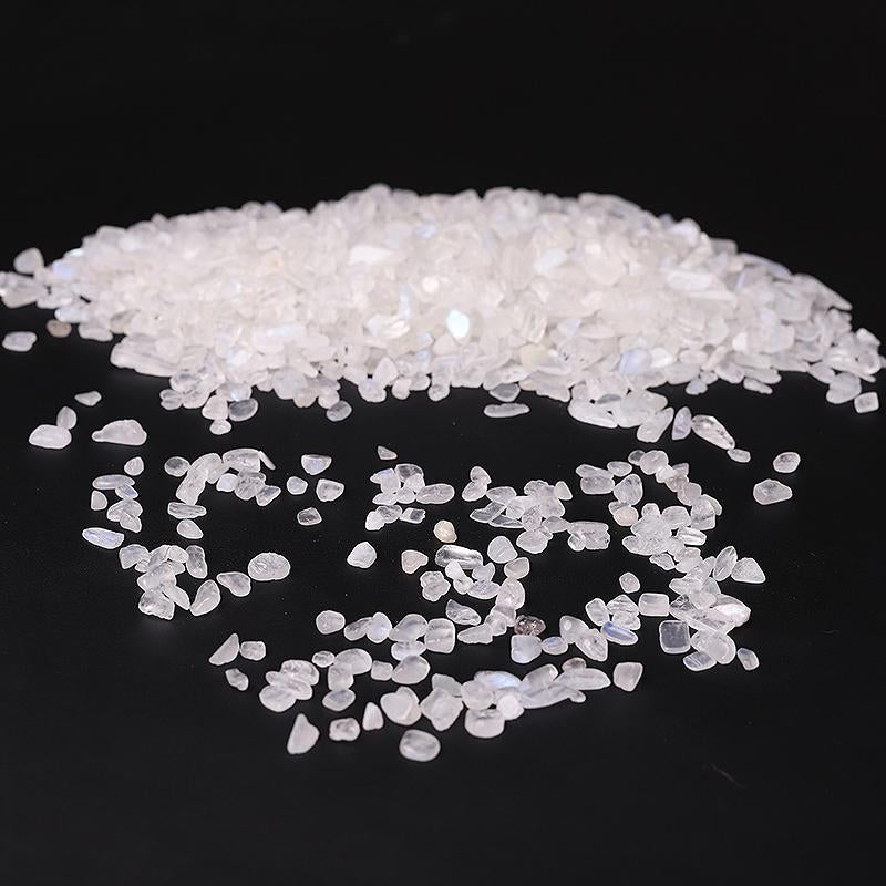 0.1kg High Quality White Moonstone Chips Crystal Chips for Decoration Crystal wholesale suppliers