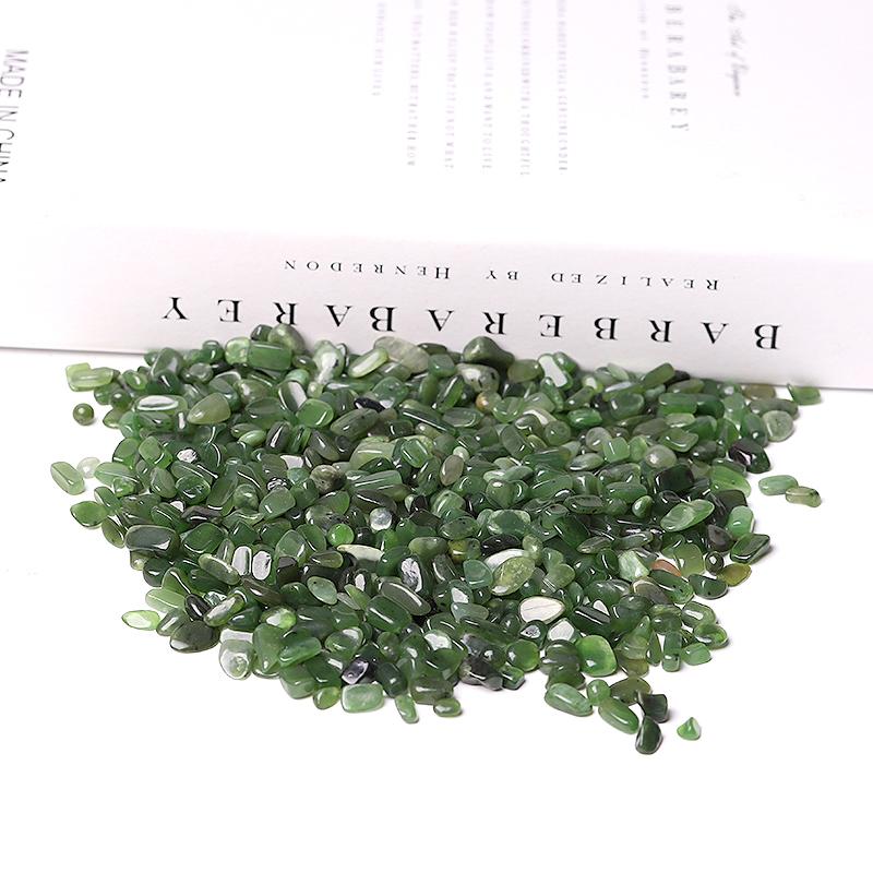 0.1kg Natural Green Jade Crystal Chips Crystal wholesale suppliers