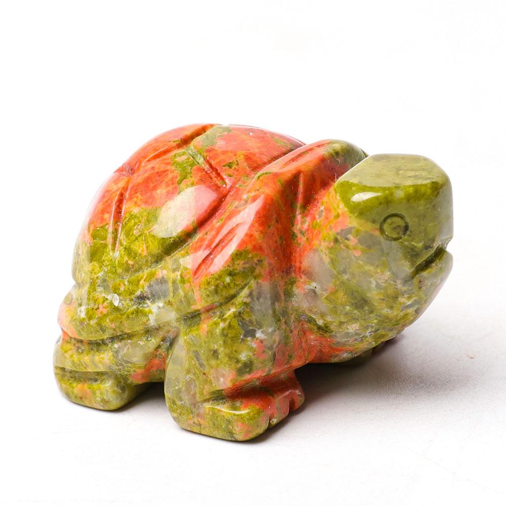 1.5" Unakite Crystal Carving Turtle Crystal wholesale suppliers