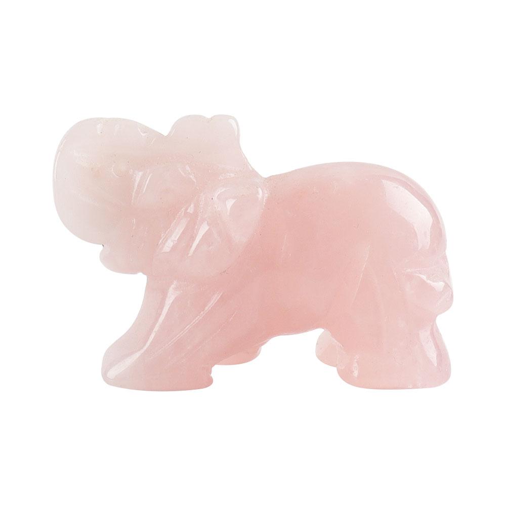 Carved Healing Crystals Gemstones Elephant Statue Figurine Crystal wholesale suppliers