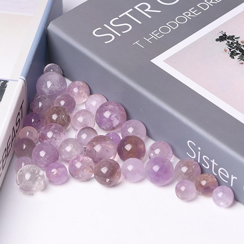 0.25kg 12mm Amethyst Sphere Crystal wholesale suppliers