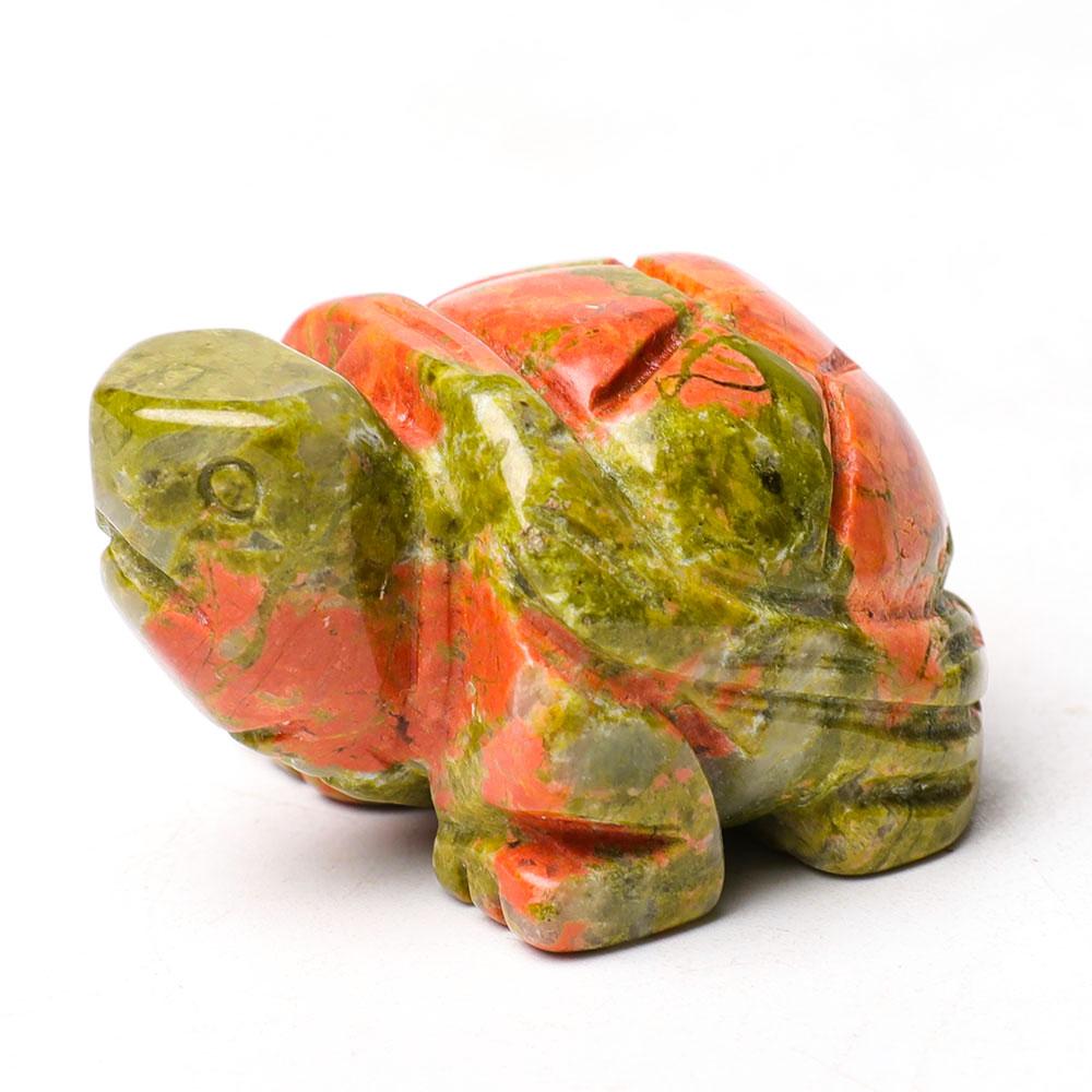 1.5" Unakite Crystal Carving Turtle Crystal wholesale suppliers