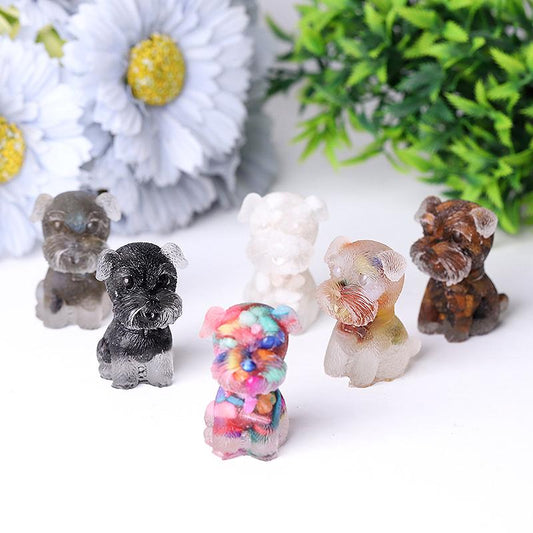 Wholesale Resin Crystal Schnauzer Dog Crystal wholesale suppliers