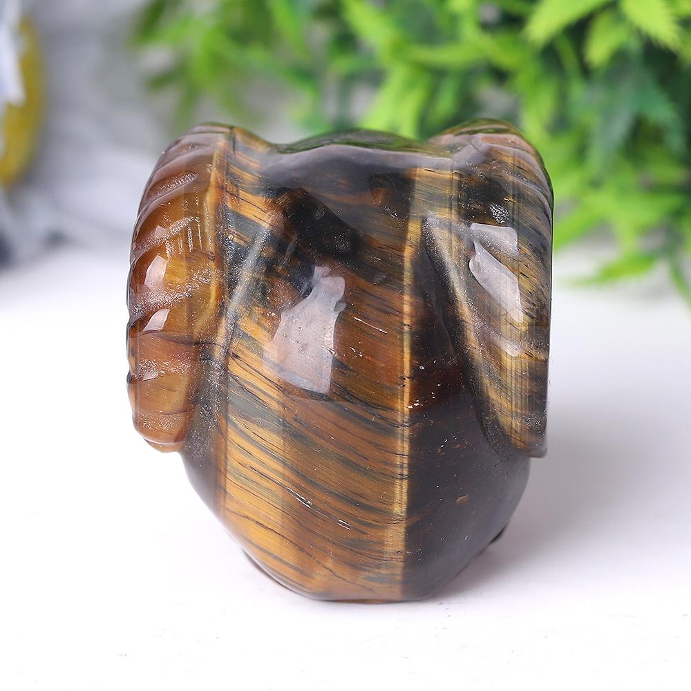 Tiger Eye Crystal Skull Carvings Crystal wholesale suppliers