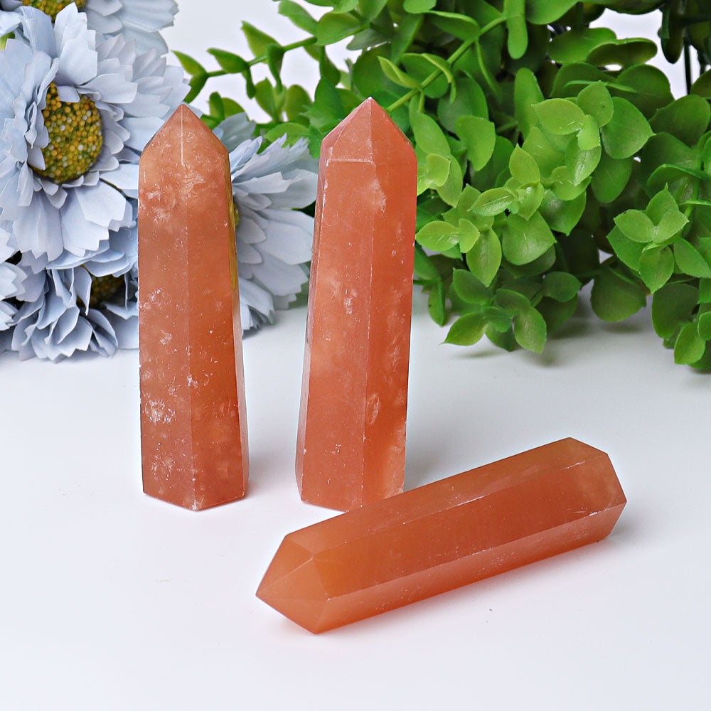 3"-4" Honey Calcite Crystal Points Crystal wholesale suppliers