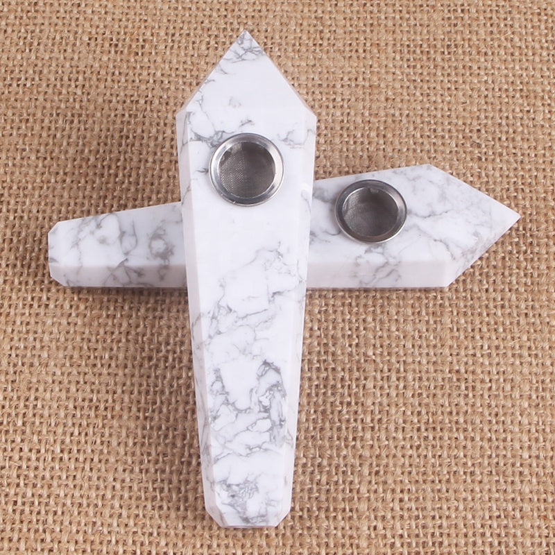 White turquoise Smoking Pipe wholesale support mixed customization