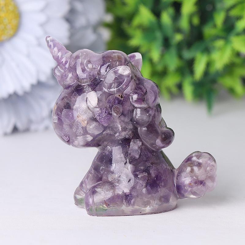 2.5"-3.0" Resin Unicorn Crystal Carvings Crystal wholesale suppliers