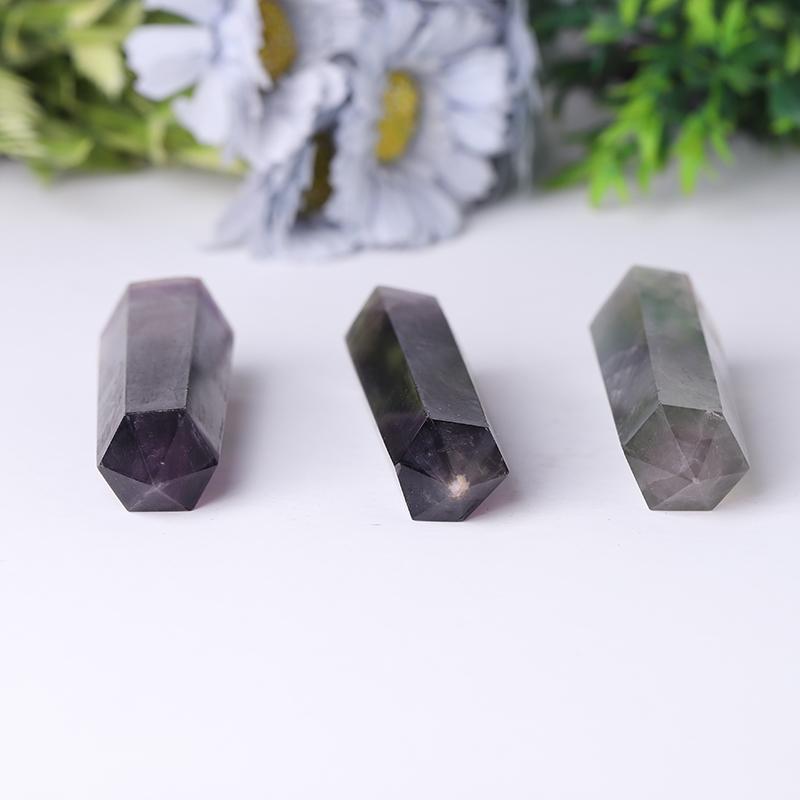 Natural Rainbow Fluorite Points Crystal Tower for Collection Crystal wholesale suppliers