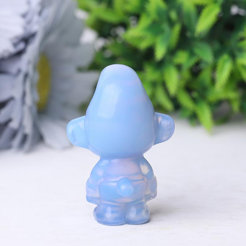 2" Blue Opalite Smurfs Crystal Carvings Crystal wholesale suppliers