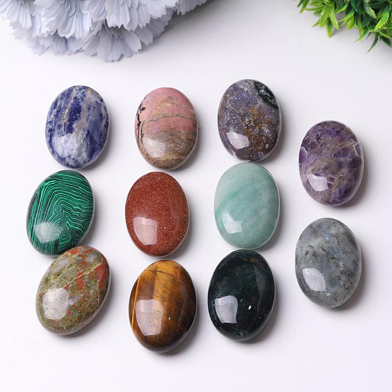 1.5*2.3" Crystal Tumbles Palm stones Crystal wholesale suppliers