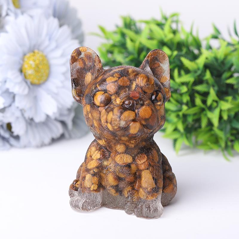 4" Resin French Bulldog Crystal Carvings Crystal wholesale suppliers