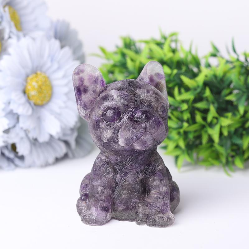 4" Resin French Bulldog Crystal Carvings Crystal wholesale suppliers