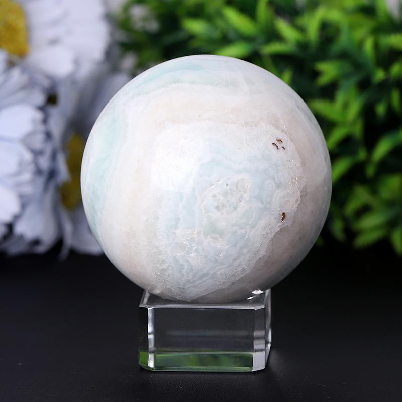 2.0"-4.0" Larimar Sphere Crystal wholesale suppliers