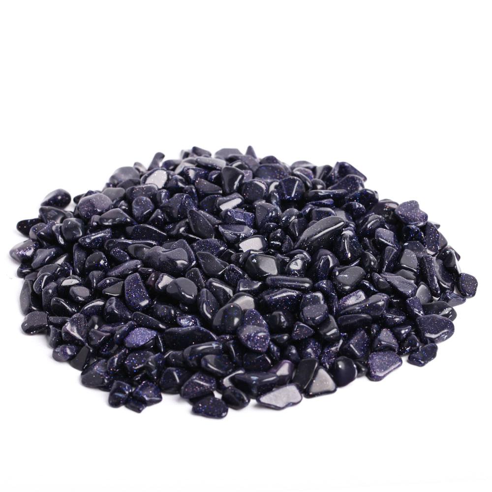 0.1kg Blue Sand Stone Crystal Chips Crystal wholesale suppliers