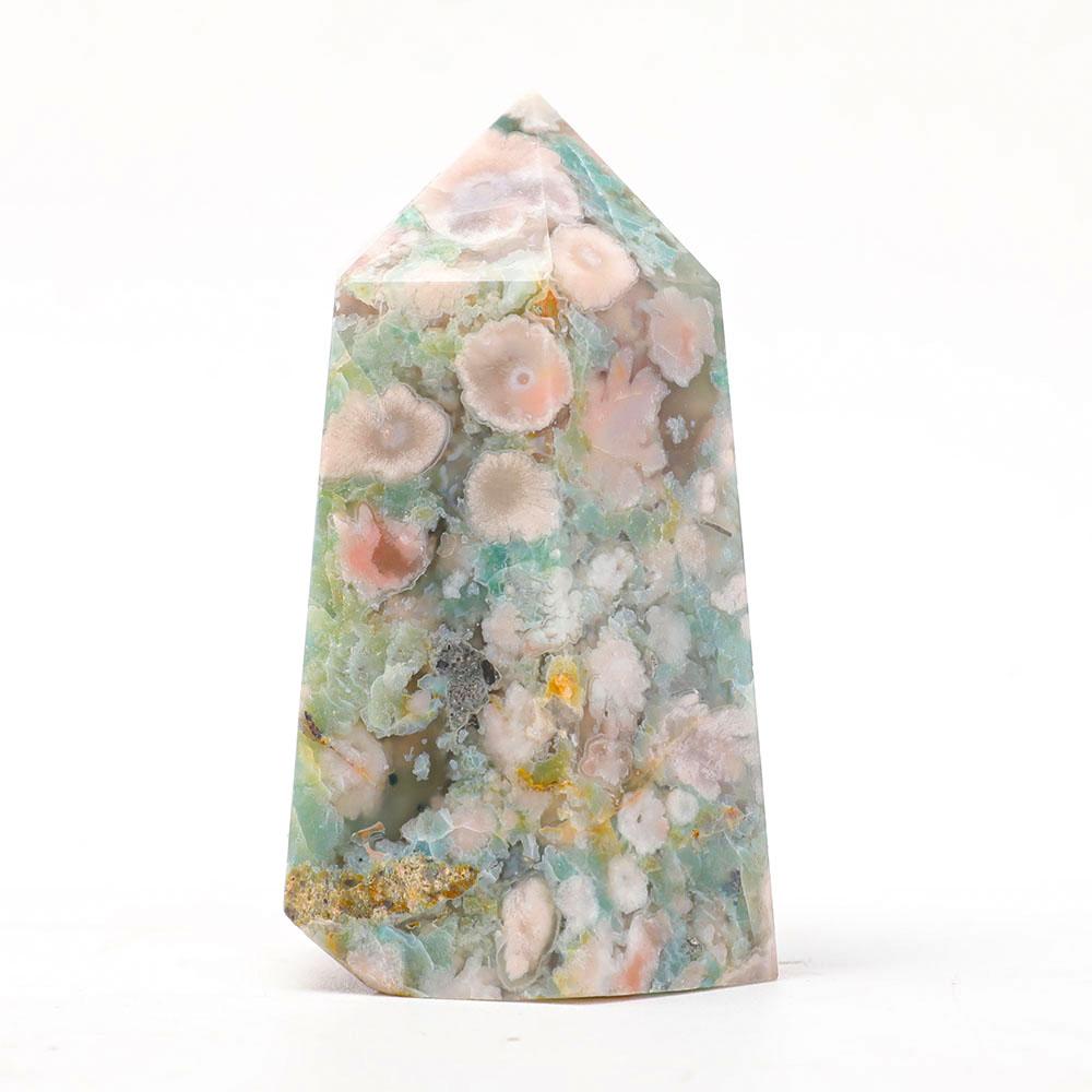 Green Flower Agate Tower Crystal wholesale suppliers