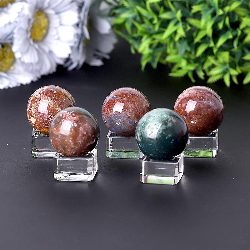 2.0"-4.0" Ocean Jasper Sphere Crystal wholesale suppliers