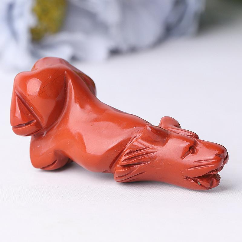 2.5" Wolf Crystal Carvings Crystal wholesale suppliers