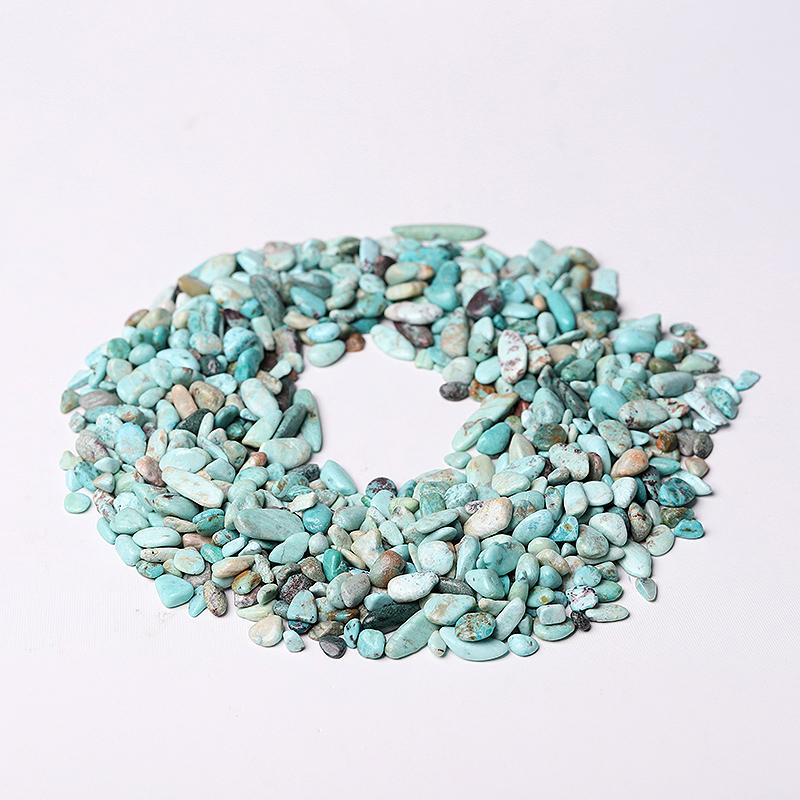 0.1kg 5-7mm Natural Turquoise Chips for Decoration Crystal wholesale suppliers