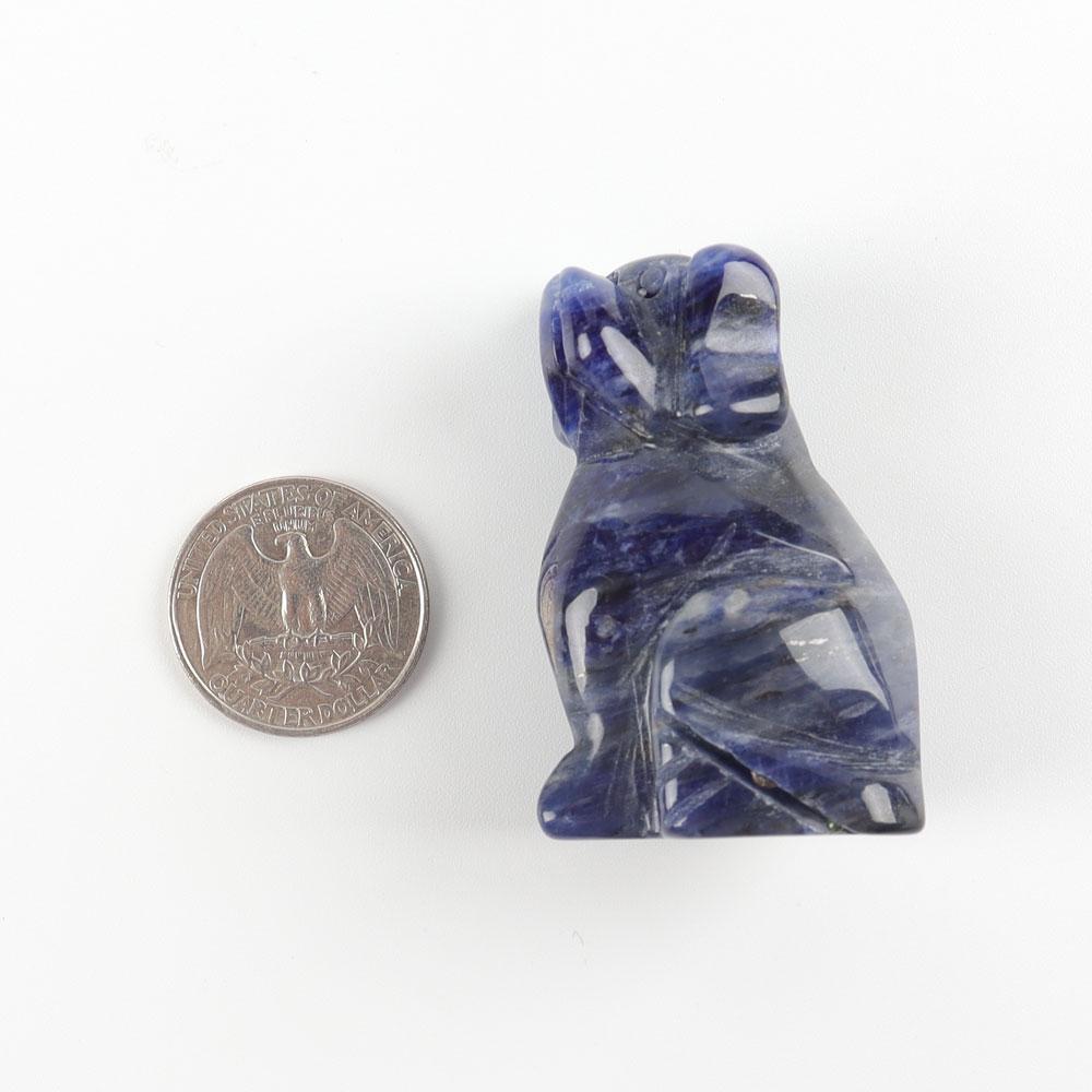 2" Sodalite Dog Figurine Crystal Carvings Crystal wholesale suppliers