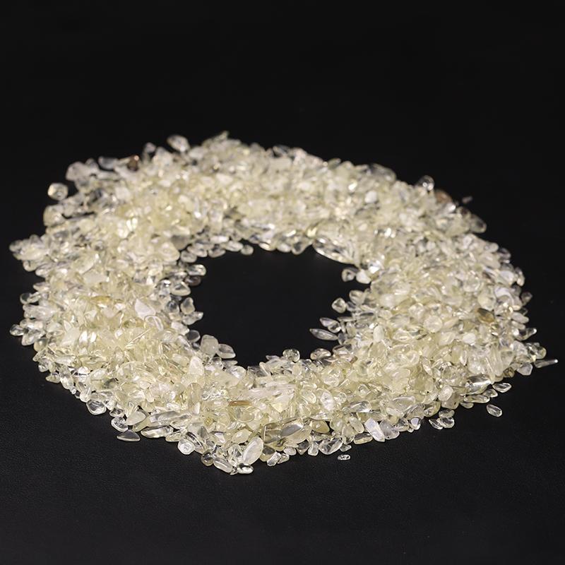 0.1kg Different Size Natural Citrine Chips Crystal Chips for Decoration Crystal wholesale suppliers