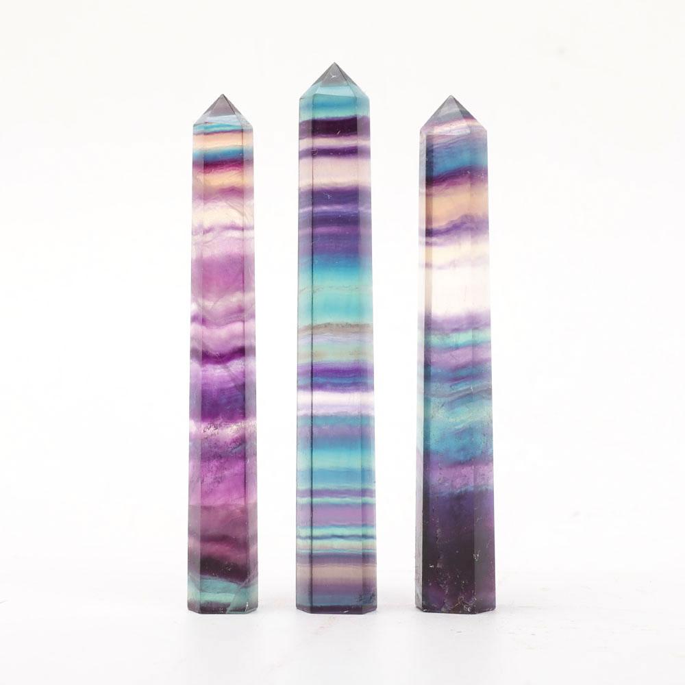 Set of 3 Fluorite Points Crystal wholesale suppliers