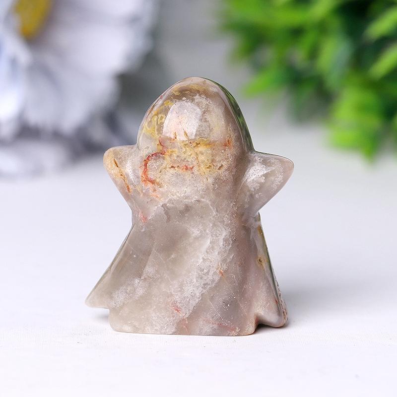 2" Crazy Agate Ghost Crystal Carving for Halloween Crystal wholesale suppliers