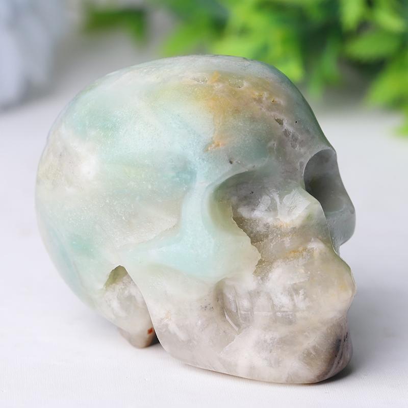 2" Sky Blue Skull Crystal Carvings Crystal wholesale suppliers