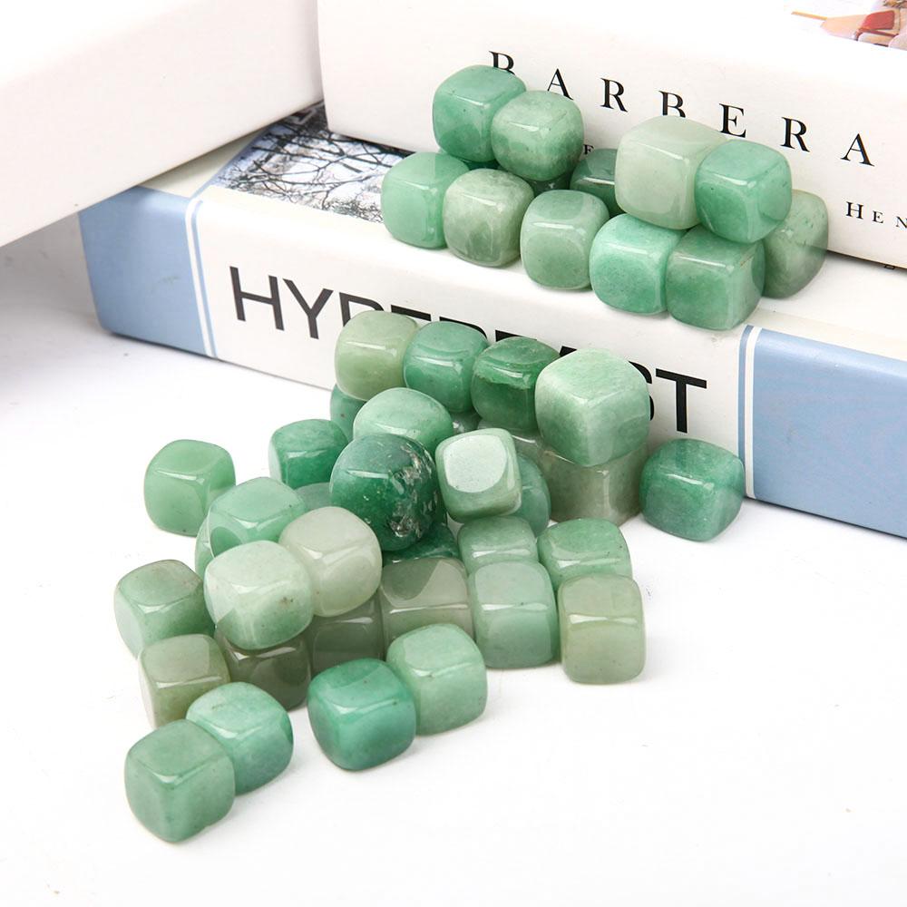 0.1kg Green Aventurine Cubes Crystal wholesale suppliers