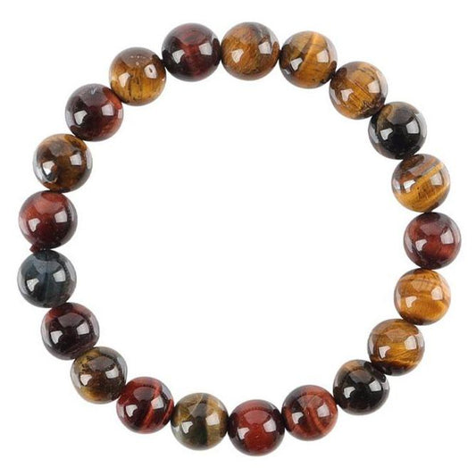 8mm Rainbow Tiger Eye Bracelet Crystal wholesale suppliers