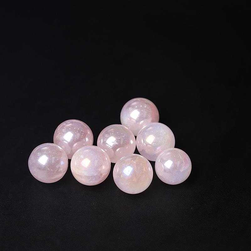 0.25kg Aura Rose Quartz Crystal Sphere Crystal wholesale suppliers