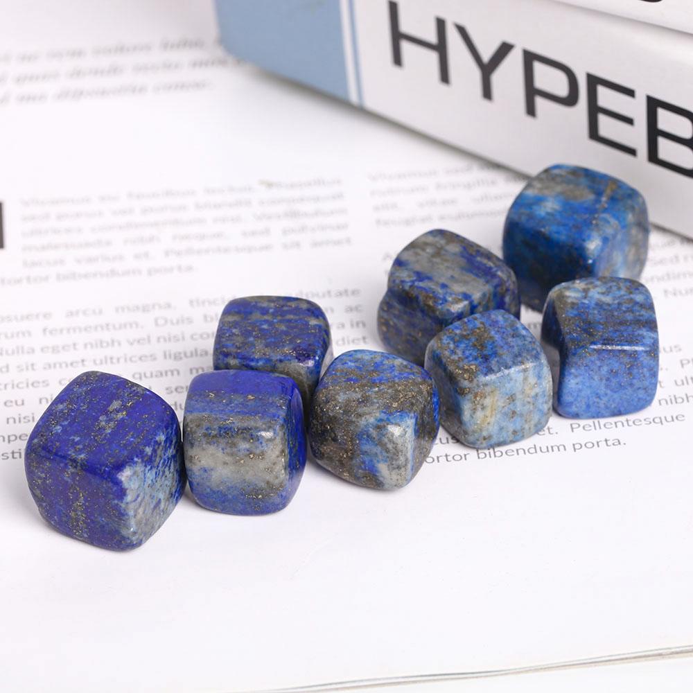 0.1kg Natural Polished Stones Blue Lapis Lazuli Crystal Cubes Crystal wholesale suppliers