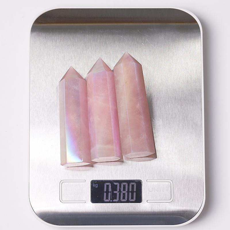 Wholesale Aura Rose Quartz Points for Collection Crystal wholesale suppliers